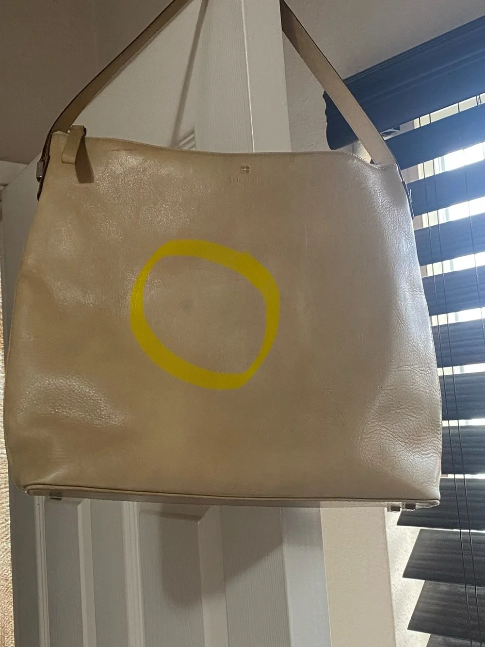 kate spade tan leather shoulder bag